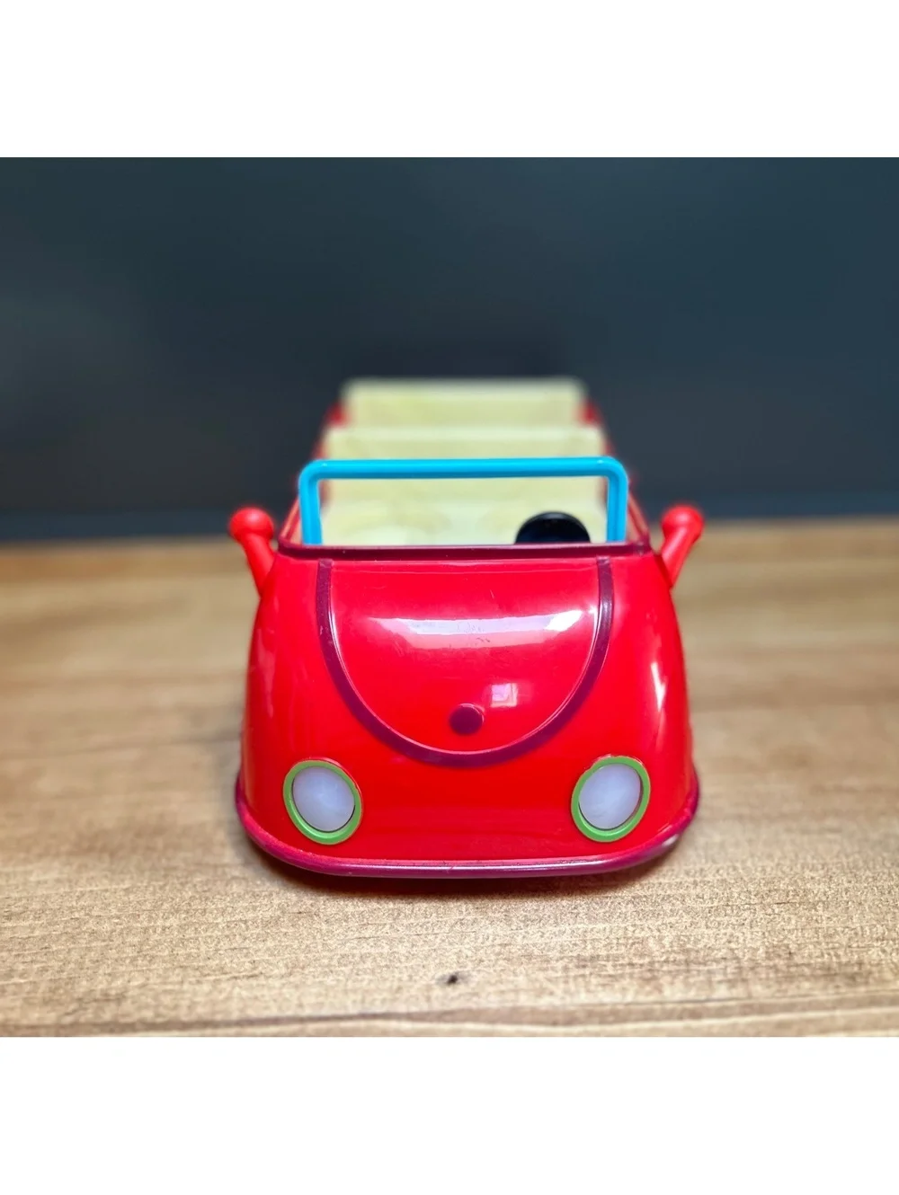 Peppa Pig Family Toy Set with Talking Moving Red Convertible Car and Accessories